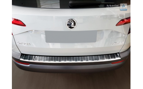 Накладка на задний бампер Skoda Karoq