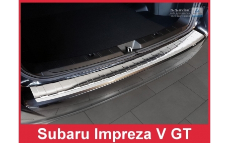 Накладка на задний бампер Subaru Impreza