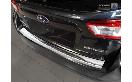 Накладка на задний бампер Subaru Impreza