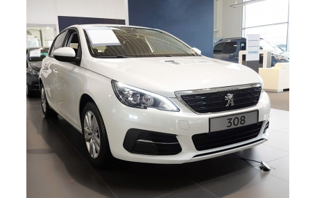 Накладка на задний бампер Peugeot 308