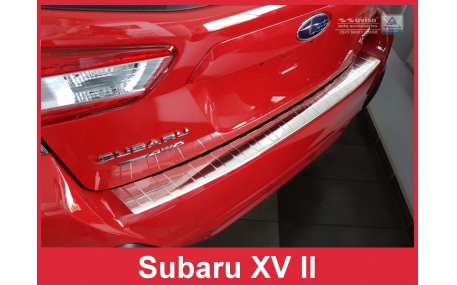 Накладка на задний бампер Subaru XV
