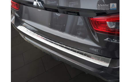 Накладка на задний бампер Mitsubishi ASX