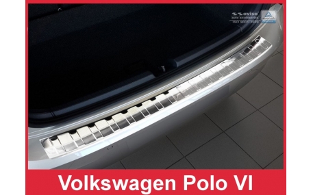 Накладка на задний бампер Volkswagen Polo