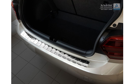 Накладка на задний бампер Volkswagen Polo