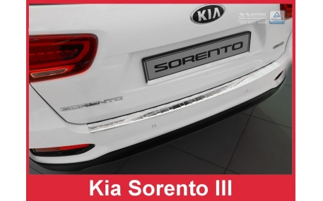Накладка на задний бампер Kia Sorento 