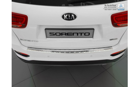 Накладка на задний бампер Kia Sorento 