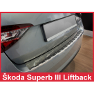 Накладка на задний бампер Skoda Superb