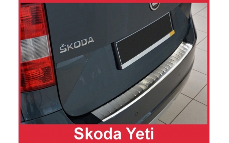 Накладка на задний бампер Skoda Yeti