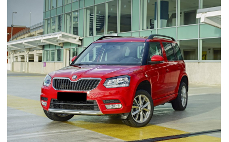 Накладка на задний бампер Skoda Yeti