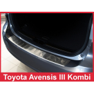 Накладка на задний бампер Toyota Avensis