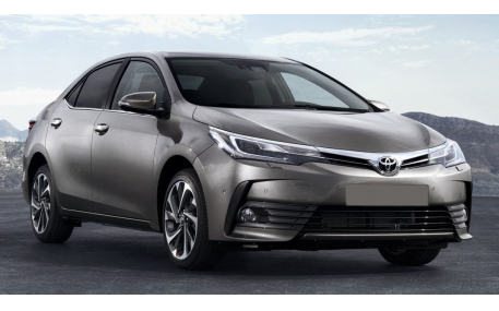 Накладка на задний бампер Toyota Corolla