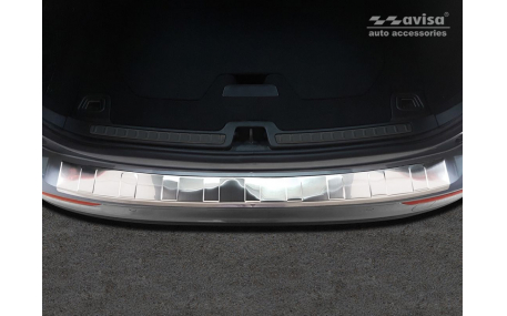 Накладка на задний бампер Volvo V60