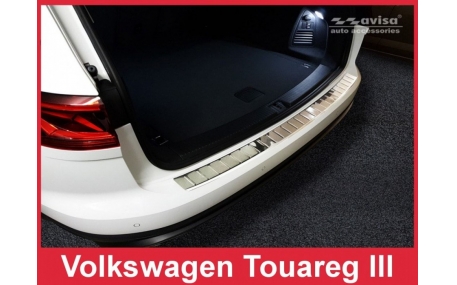 Накладка на задний бампер Volkswagen Touareg