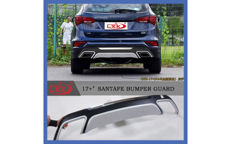 Накладки на бампера Hyundai Santa Fe