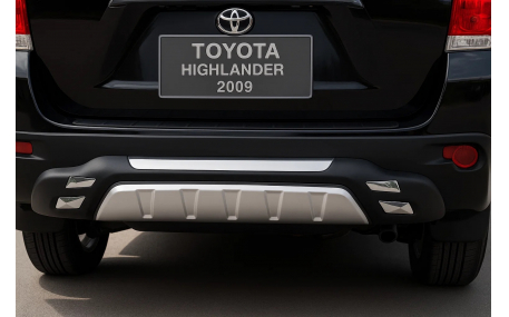 Накладка задняя Toyota Highlander 2007-2010