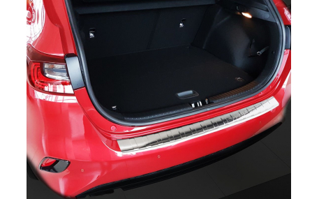 Накладка на задний бампер Kia Ceed