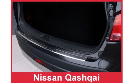 Накладка на задний бампер Nissan Qashqai J10