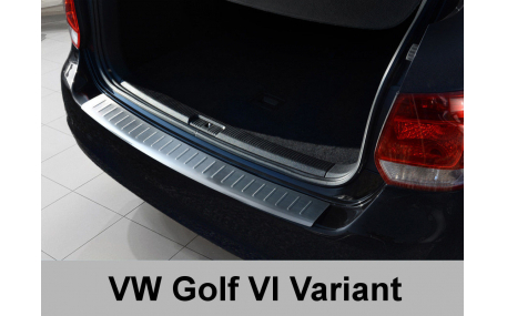 Накладка на задний бампер Volkswagen Golf