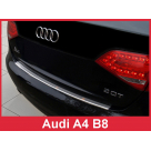 Накладка на задний бампер Audi A4 B8 2008-2012