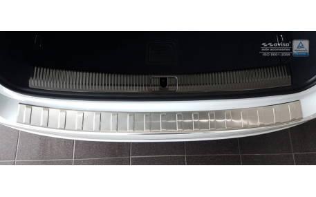 Накладка на задний бампер Audi A4 B9