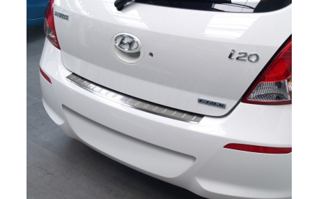 Накладка на задний бампер Hyundai i20