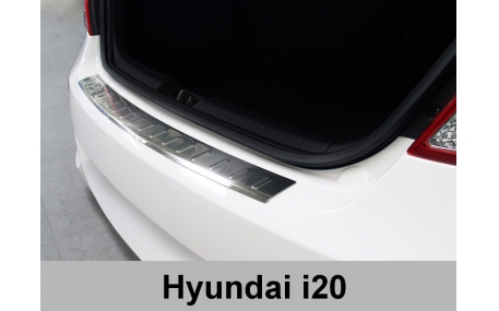 Накладка на задний бампер Hyundai i20
