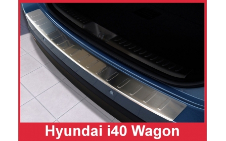 Накладка на задний бампер Hyundai i40