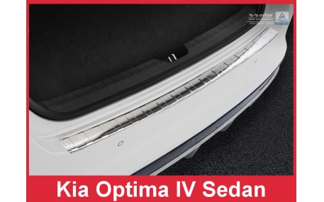 Накладка на задний бампер Kia Optima
