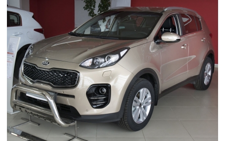 Накладка на задний бампер Kia Sportage 2015-2018