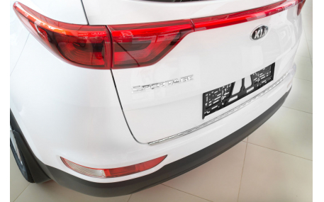 Накладка на задний бампер Kia Sportage 2015-2018