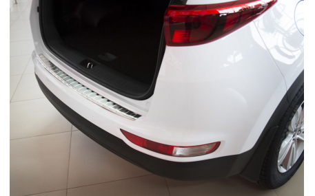 Накладка на задний бампер Kia Sportage 2015-2018