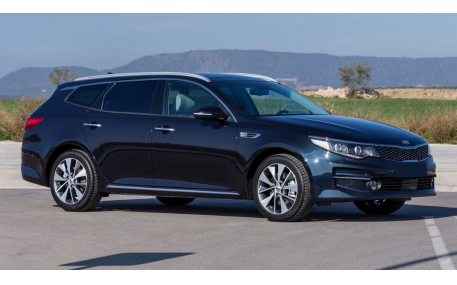 Накладка на задний бампер Kia Optima