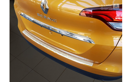 Накладка на задний бампер Renault Scenic