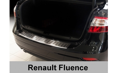 Накладка на задний бампер Renault Fluence