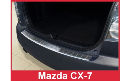 Накладка на задний бампер Mazda CX-7