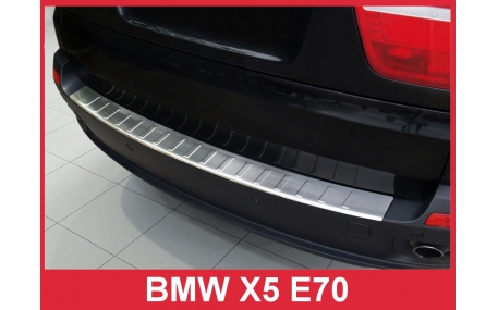Накладка на задний бампер BMW X5 E70