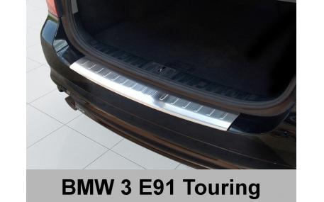 Накладка на задний бампер BMW 3 E91