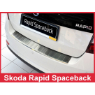 Накладка на задний бампер Skoda Spaceback