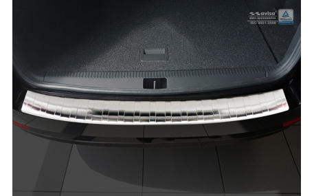 Накладка на задний бампер Skoda Octavia A7 2017-2020