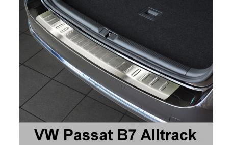 Накладка на задний бампер Volkswagen Passat B7