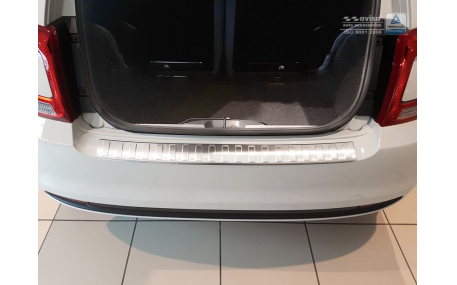 Накладка на задний бампер Fiat 500