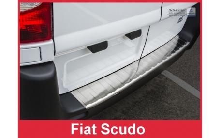 Накладка на задний бампер Fiat Scudo