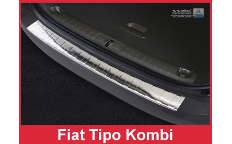 Накладка на задний бампер Fiat Tipo