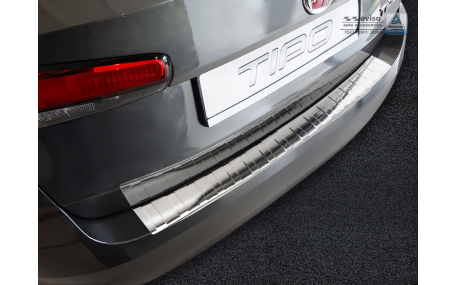 Накладка на задний бампер Fiat Tipo