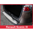 Накладка на задний бампер Renault Scenic