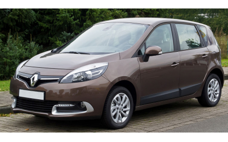 Накладка на задний бампер Renault Scenic