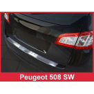 Накладка на задний бампер Peugeot 508 SW