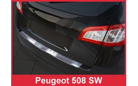 Накладка на задний бампер Peugeot 508 SW