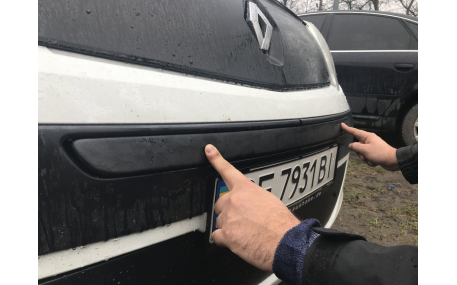 Зимняя накладка на решетку Renault Kangoo