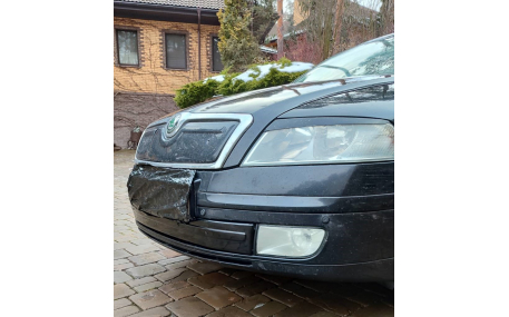 Зимняя накладка на решетку Skoda Octavia A5